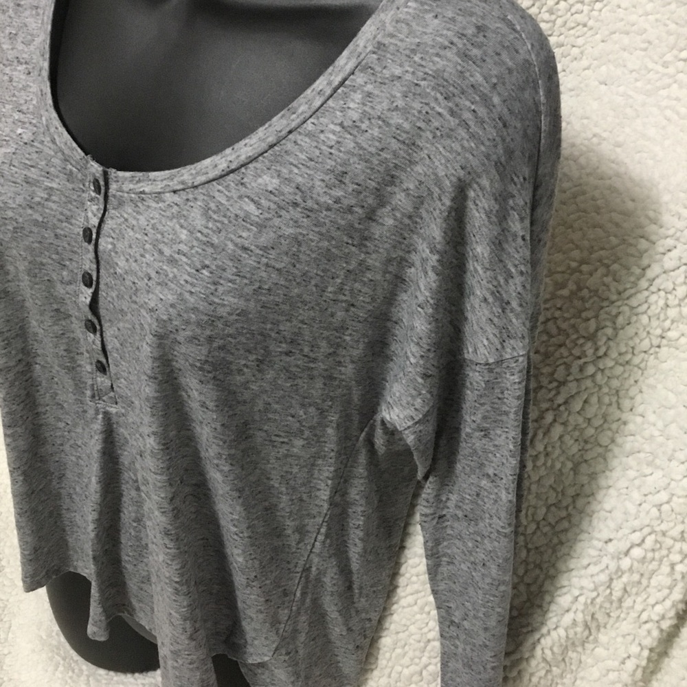 Victoria’s Secret Gray Sleep-shirt XSmall Long Sleeve - Picture 3 of 10